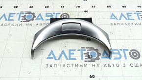 Mercedes GLC 16-22 center console armrest release button trim, chrome, scratches