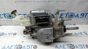 The brake master cylinder with vacuum booster assembly for a Nissan Leaf 13-14 has a broken reservoir mount.