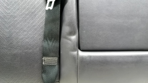 Right rear seat back for Toyota Venza 21-24 Limited, black leather, perforated, with belt and armrest, scuff marks