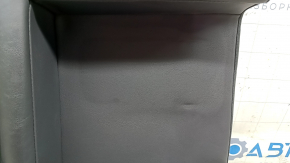 Right rear seat back for Toyota Venza 21-24 Limited, black leather, perforated, with belt and armrest, scuff marks