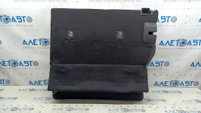Right rear seat back for Toyota Venza 21-24 Limited, black leather, perforated, with belt and armrest, scuff marks