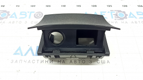 Mercedes GLC 16-22 rear center console pocket box for cigarette lighter and power outlet, black