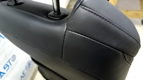 Toyota Venza 21-24 electric driver's seat with airbag, black leather, heated, ventilated, perforated, Limited, dry-cleanable, whitened leather, scuffs