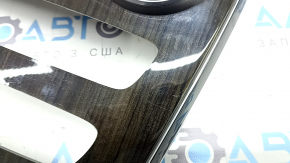 Mercedes GLC 20-22 central dashboard trim, brown wood with backlighting, with deflectors, scratches
