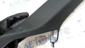 Audi A4 B9 17-17 black, scratched upper right front pillar trim
