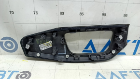 Left front panel trim for Audi A4 B9 17-25, natural gray wood, broken mount, chips