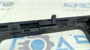Left front panel trim for Audi A4 B9 17-25, natural gray wood, broken mount, chips