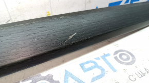 Right front panel trim for Audi A4 B9 17-25, natural gray wood, quattro, scratch, broken fasteners