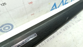Right front panel trim for Audi A4 B9 17-25, natural gray wood, quattro, scratch, broken fasteners