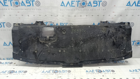 Mazda CX-5 17-24 front bumper guard, without hatch, cracks, worn