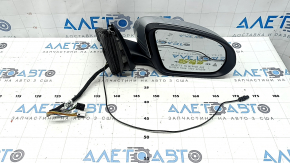 Right side mirror assembly for Mercedes GLC 16-22 8+8+2, turn signal, heated, backlight, BSM, white, worn