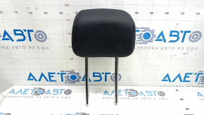 Rear left headrest, 2nd row, Mercedes GLC 16-22, black leather, gray stitching, stain