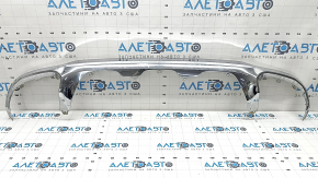 Mercedes GLC 300 20-22 chrome rear bumper upper lip trim, broken fastener