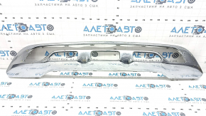 Mercedes GLC 300 20-22 front bumper lip trim, chrome, scratches, dents, cracked chrome, broken fasteners