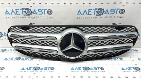 Mercedes GLC 300 20-22 radiator grille assembly without chamber, with emblem, sand