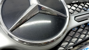 Mercedes GLC 300 20-22 radiator grille assembly without chamber, with emblem, sand