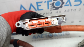 High-voltage cable to the Toyota Venza 21 battery - through the entire body