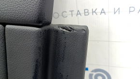 Mercedes GLC 16-22 front right door panel, black leather, ebony insert, black leather armrest, tears, dents