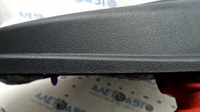 Mercedes GLC 16-22 rear right door panel, black leather, glossy ebony insert, black leather armrest, Burmester, with backlight, with handle, scratches
