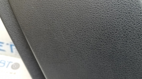 Mercedes GLC 16-22 rear right door panel, black leather, glossy ebony insert, black leather armrest, Burmester, with backlight, with handle, scratches