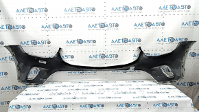 Front bumper, bare, Mercedes GLC 300 20-22, without parking sensors, silver