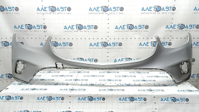 Front bumper, bare, Mercedes GLC 300 20-22, without parking sensors, silver