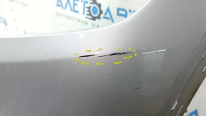 Front bumper, bare, Mercedes GLC 300 20-22, without parking sensors, silver