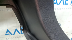 Right arch trim for Toyota Venza 21-24, black, scratches
