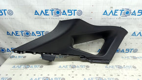Left rear pillar trim for Toyota Venza 21-24, black, scratches