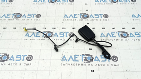 Mercedes GLC 16-22 passenger seat belt latch, black, with wire