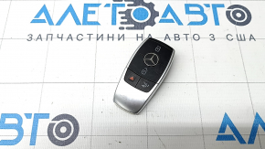 Mercedes GLC 16-22 key, 4 buttons, worn, bumps, broken rear cover fasteners