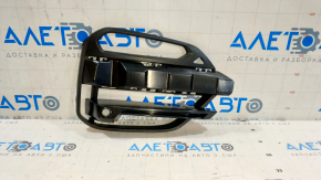 Lower grille of the front bumper right BMW X3 G01 18-21 under fog lights and parking sensors, black gloss