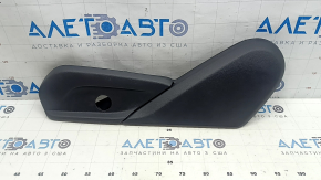 Left side driver's seat trim for Mercedes GLC 16-22, black, 2 pieces, scratches