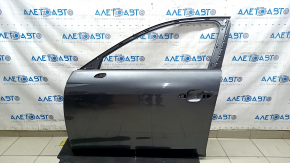 Bare front left door of Audi A4 B9 20-25 graphite LZ7S, scratches
