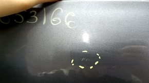 Bare front left door of Audi A4 B9 20-25 graphite LZ7S, scratches