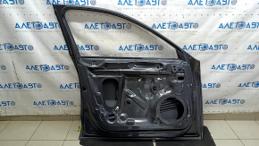 Bare front left door of Audi A4 B9 20-25 graphite LZ7S, scratches