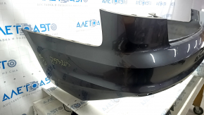 Bare rear bumper for an Audi A4 B9 20-25 without parking sensors, graphite LZ7S, sand, chips, scratches, dented, broken fasteners