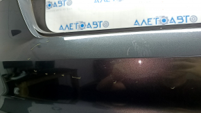Bare rear bumper for an Audi A4 B9 20-25 without parking sensors, graphite LZ7S, sand, chips, scratches, dented, broken fasteners