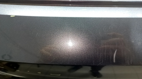 Bare rear bumper for an Audi A4 B9 20-25 without parking sensors, graphite LZ7S, sand, chips, scratches, dented, broken fasteners