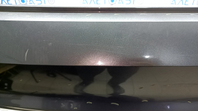Bare rear bumper for an Audi A4 B9 20-25 without parking sensors, graphite LZ7S, sand, chips, scratches, dented, broken fasteners