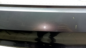 Bare rear bumper for an Audi A4 B9 20-25 without parking sensors, graphite LZ7S, sand, chips, scratches, dented, broken fasteners