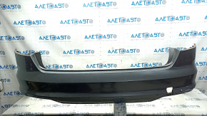 Bare rear bumper for an Audi A4 B9 20-25 without parking sensors, graphite LZ7S, sand, chips, scratches, dented, broken fasteners