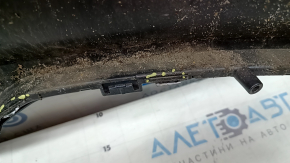 Bare rear bumper for an Audi A4 B9 20-25 without parking sensors, graphite LZ7S, sand, chips, scratches, dented, broken fasteners