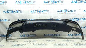 Rear bumper lip without molding for Audi A4 B9 20-25 with scuffs, sand, and scratches