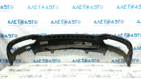 Rear bumper lip without molding for Audi A4 B9 20-25 with scuffs, sand, and scratches