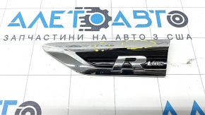 Left R-line emblem for VW Tiguan, 18-24 scratches