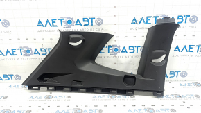 Left rear pillar trim for VW Tiguan 18-24, black, scratches, worn