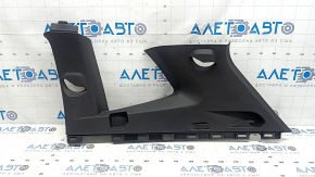 Right rear pillar trim for VW Tiguan 18-24, black, scratches, worn, crack in mount