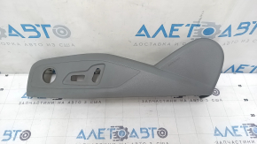 Left driver's seat side trim for Audi A4 B9 17-25, gray, scratches