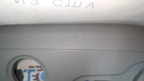 Left driver's seat side trim for Audi A4 B9 17-25, gray, scratches